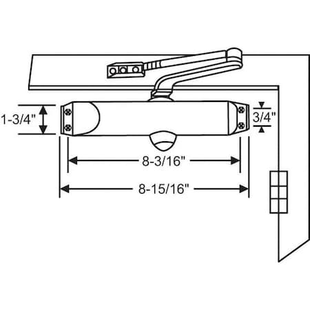 Strybuc DOOR CLOSER DURANODIC 18-74